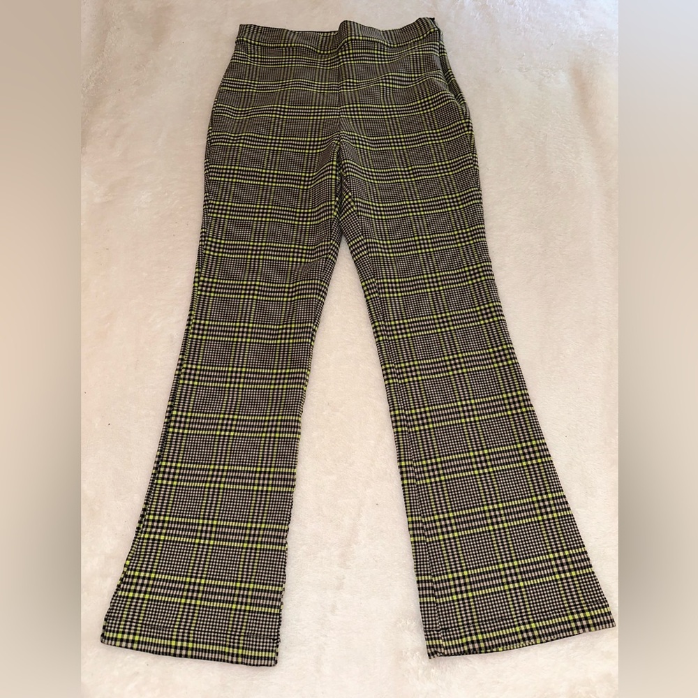 Urban Outfitters Checked Flared Pants‎